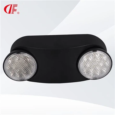 DF-10 Crno svjetlo za izlaz u slučaju nužde, podesivo četvrtaste glave, LED 90-minutna baterija za rezervnu kopiju UL Listed